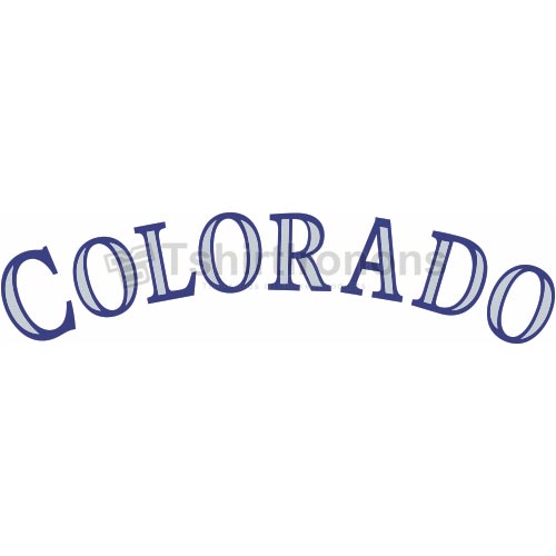 Colorado Rockies T-shirts Iron On Transfers N1570 - Click Image to Close